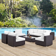 Load image into Gallery viewer, Convene 8 Piece Outdoor Patio Sectional Set by Modway
