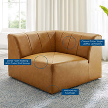 Load image into Gallery viewer, Bartlett Vegan Leather Corner Chair by Modway
