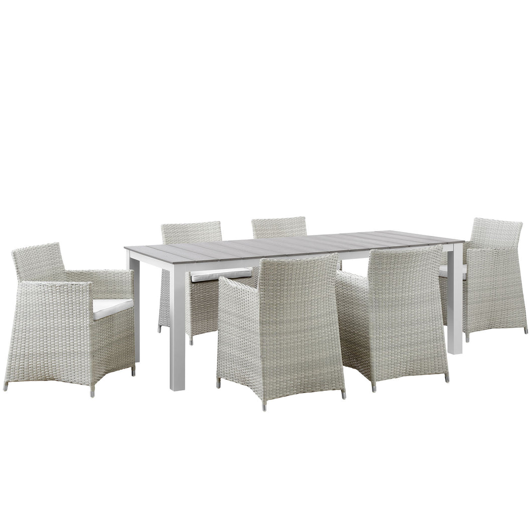 Junction 7 Piece Outdoor Patio Dining Set by Modway