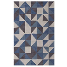Load image into Gallery viewer, Kahula Geometric Triangle Mosaic 8x10 Area Rug by Modway
