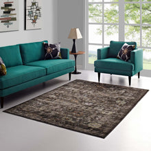 Load image into Gallery viewer, Minu Distressed Floral Lattice 4x6 Area Rug by Modway
