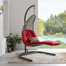 Load image into Gallery viewer, Landscape Hanging Chaise Lounge Outdoor Patio Swing Chair by Modway
