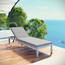 Load image into Gallery viewer, Shore Outdoor Patio Aluminum Chaise with Cushions by Modway
