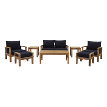 Load image into Gallery viewer, Marina 8 Piece Outdoor Patio Teak Set by Modway
