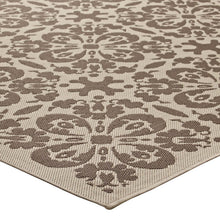 Load image into Gallery viewer, Ariana Vintage Floral Trellis Indoor and Outdoor 8x10 Area Rug by Modway
