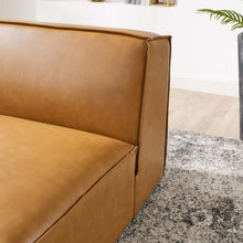 Load image into Gallery viewer, Restore Vegan Leather Sectional Sofa Armless Chair by Modway
