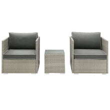 Load image into Gallery viewer, Repose 3 Piece Outdoor Patio Sectional Set by Modway
