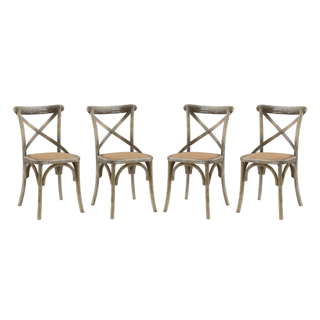 Gear Dining Side Chair Set of 4 by Modway