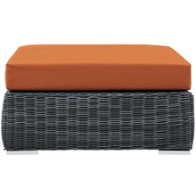 Load image into Gallery viewer, Summon Outdoor Patio Sunbrella¨ Square Ottoman by Modway
