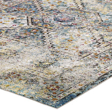 Load image into Gallery viewer, Success Jacinda Distressed Vintage Floral Vintage Medallion 5x8 Area Rug by Modway
