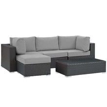 Load image into Gallery viewer, Sojourn 5 Piece Outdoor Patio Sunbrella¨ Sectional Set by Modway
