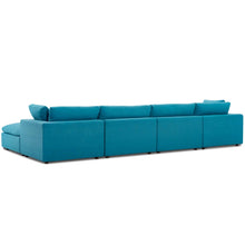Load image into Gallery viewer, Commix Down Filled Overstuffed 5 Piece Sectional Sofa Set

