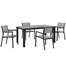 Load image into Gallery viewer, Maine 5 Piece Outdoor Patio Dining Set by Modway
