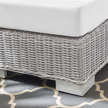 Load image into Gallery viewer, Conway Sunbrella¨ Outdoor Patio Wicker Rattan Ottoman by Modway
