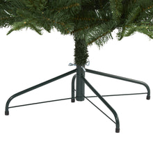 Load image into Gallery viewer, 7&#39; Grand Teton Spruce Flat Back Artificial Christmas Tree w/220 Clear LED

