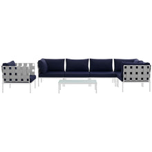 Load image into Gallery viewer, Harmony 7 Piece Outdoor Patio Aluminum Sectional Sofa Set by Modway
