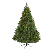 Load image into Gallery viewer, 7&#39; West Virginia Full Bodied Mixed Pine Artificial Christmas Tree w/ 450 LED
