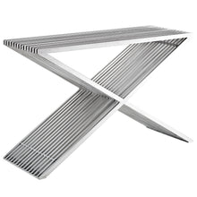 Load image into Gallery viewer, Press Stainless Steel Console Table
