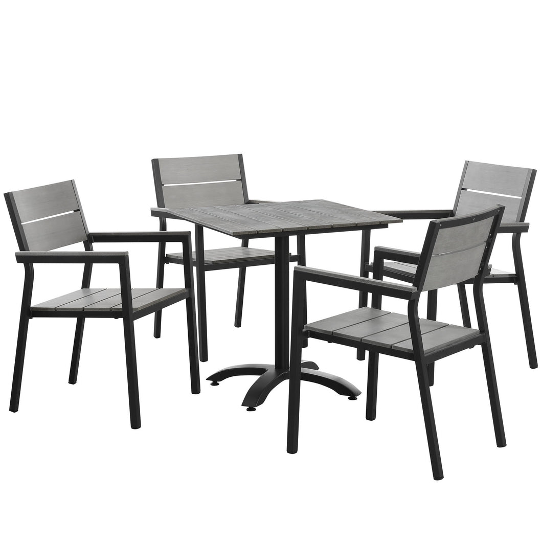 Maine 5 Piece Outdoor Patio Dining Set by Modway