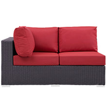 Load image into Gallery viewer, Convene Outdoor Patio Left Arm Loveseat by Modway
