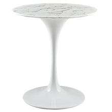 Load image into Gallery viewer, Lippa 28&quot; Round Faux Marble Dining Table by Modway
