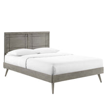 Load image into Gallery viewer, Marlee Wood King Platform Bed With Splayed Legs by Modway
