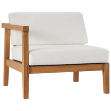 Load image into Gallery viewer, Bayport Outdoor Patio Teak Wood Left-Arm Chair by Modway
