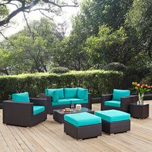 Load image into Gallery viewer, Convene 8 Piece Outdoor Patio Sectional Set by Modway
