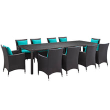 Load image into Gallery viewer, Convene 11 Piece Outdoor Patio Dining Set by Modway

