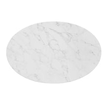 Load image into Gallery viewer, Tupelo 42&quot; Oval Artificial Marble Dining Table
