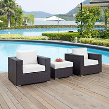 Load image into Gallery viewer, Convene 3 Piece Outdoor Patio Sofa Set by Modway
