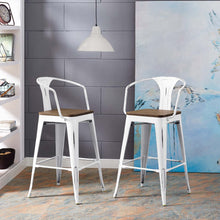 Load image into Gallery viewer, Promenade Bar Stool Set of 2 by Modway
