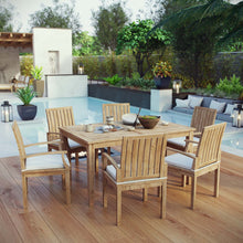 Load image into Gallery viewer, Marina 7 Piece Outdoor Patio Teak Dining Set by Modway
