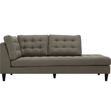 Load image into Gallery viewer, Empress Upholstered Fabric Right Facing Bumper by Modway

