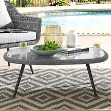 Load image into Gallery viewer, Endeavor Outdoor Patio Wicker Rattan Coffee Table by Modway
