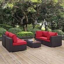 Load image into Gallery viewer, Convene 5 Piece Outdoor Patio Sectional Set by Modway
