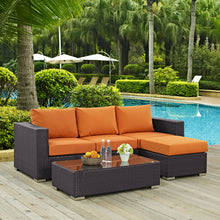 Load image into Gallery viewer, Convene 3 Piece Outdoor Patio Sofa Set by Modway
