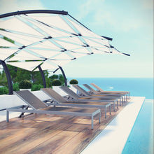 Load image into Gallery viewer, Shore Outdoor Patio Aluminum Chaise Set of 6 by Modway

