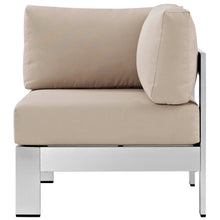 Load image into Gallery viewer, Shore Outdoor Patio Aluminum Corner Sofa by Modway

