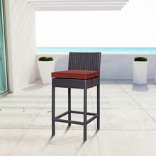 Load image into Gallery viewer, Convene Outdoor Patio Fabric Bar Stool
