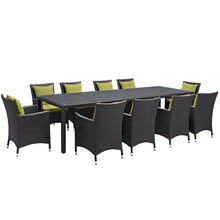 Load image into Gallery viewer, Convene 11 Piece Outdoor Patio Dining Set by Modway
