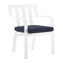 Load image into Gallery viewer, Baxley Stackable Outdoor Patio Aluminum Dining Armchair by Modway

