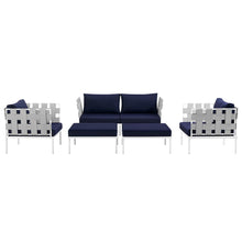 Load image into Gallery viewer, Harmony 5 Piece Outdoor Patio Aluminum Sectional Sofa Set by Modway
