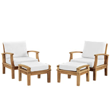 Load image into Gallery viewer, Marina 4 Piece Outdoor Patio Teak Set by Modway
