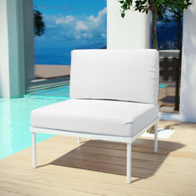 Load image into Gallery viewer, Harmony Armless Outdoor Patio Aluminum Chair by Modway
