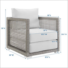 Load image into Gallery viewer, Aura Rattan Outdoor Patio Armchair by Modway
