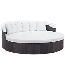 Load image into Gallery viewer, Quest Outdoor Patio Wicker Rattan Canopy Sectional Daybed by Modway

