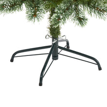 Load image into Gallery viewer, 5' Wisconsin Slim Snow Tip Pine Artificial Christmas Tree w/ 150 Clear LED Light
