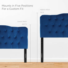Load image into Gallery viewer, Annabel Diamond Tufted Performance Velvet Queen Headboard by Modway
