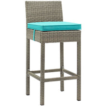 Load image into Gallery viewer, Conduit Outdoor Patio Wicker Rattan Bar Stool Set of 4 by Modway
